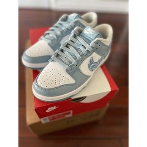 NEW Nike Dunk Low Essential Paisley Pack Blue Womens  DH4401-101 Size 6M / 7.5W